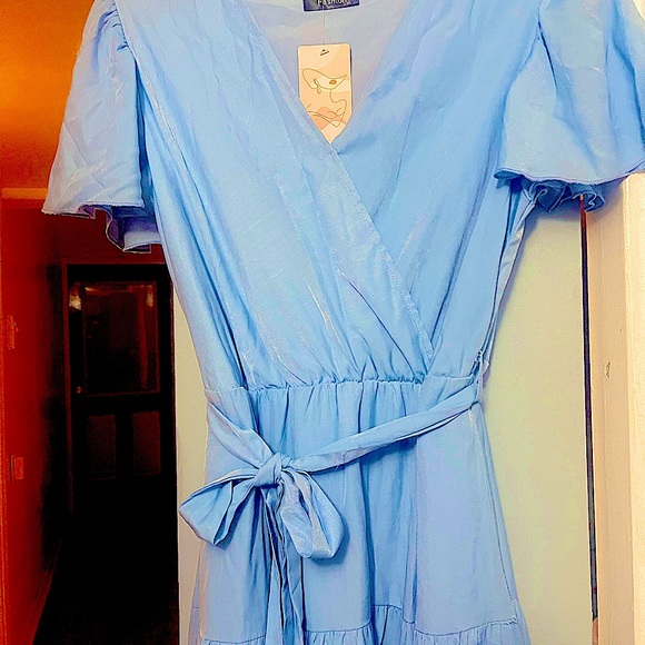 Women’s blue XL dress - Picture 4 of 6